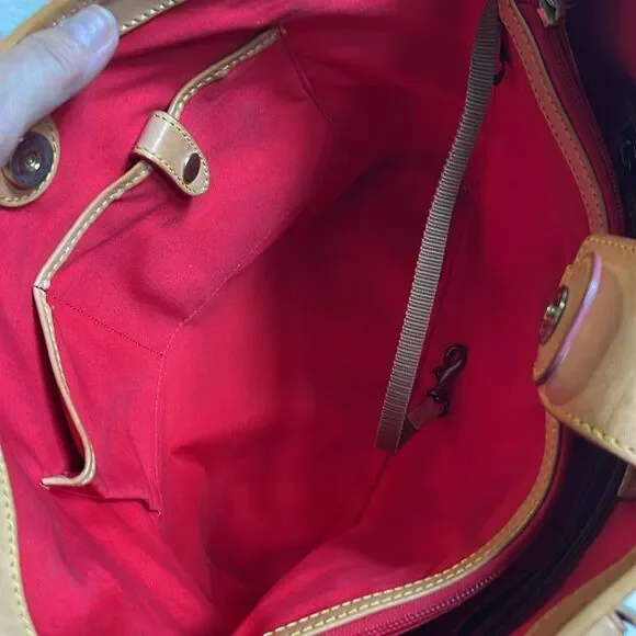 Dooney & Bourke Beige/Navy shoulder bag - Picture 11 of 16